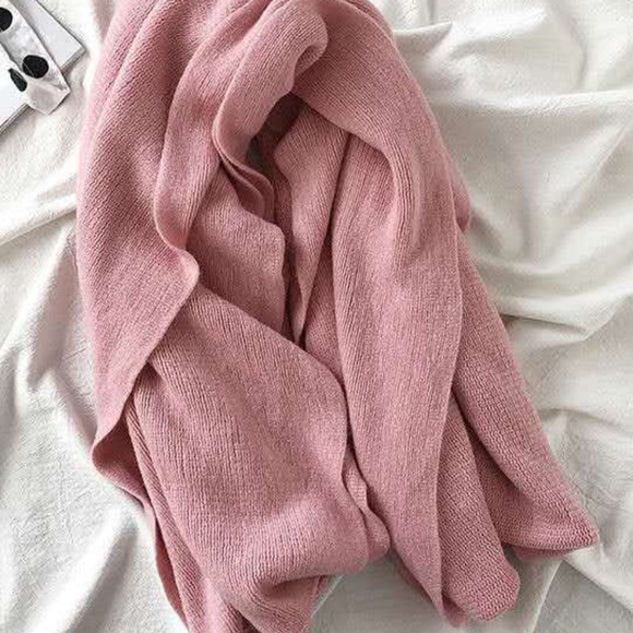 Mustard  winter scarf - Picture 8 of 10